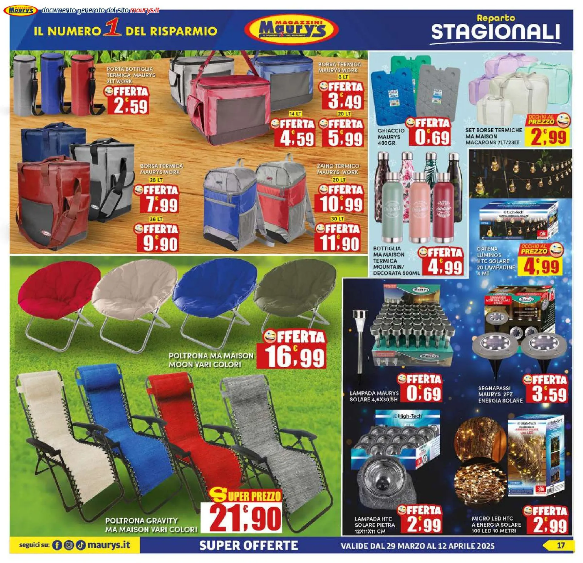 Offerte Maury's da 29 marzo a 14 aprile di 2025 - Pagina del volantino 17