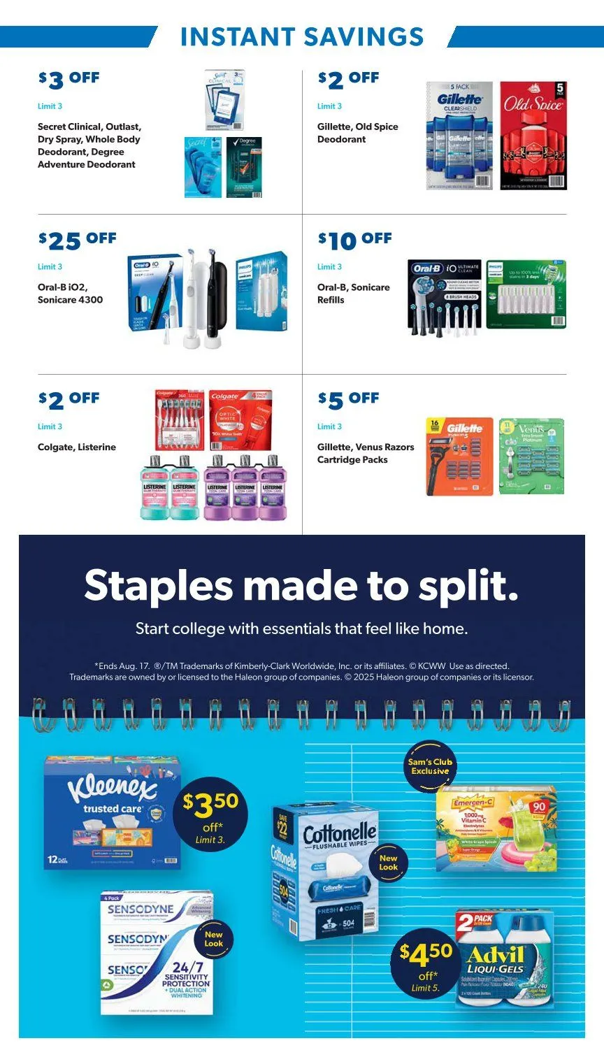 Weekly ad Sam's Club Sales from July 23 to August 17 2025 - Page 17