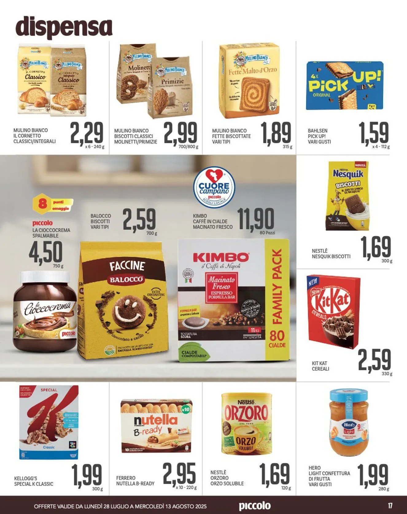 Volantini Piccolo da 28 luglio a 13 agosto di 2025 - Pagina del volantino 17