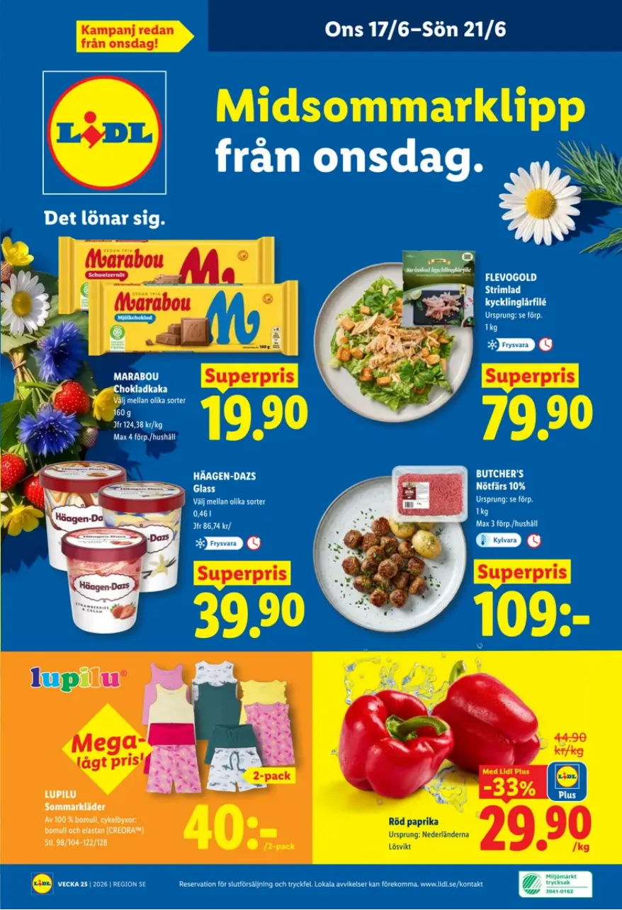 Senaste Lidl erbjudanden från 15 juni till 21 juni 2026 - Reklamblad sidor 17