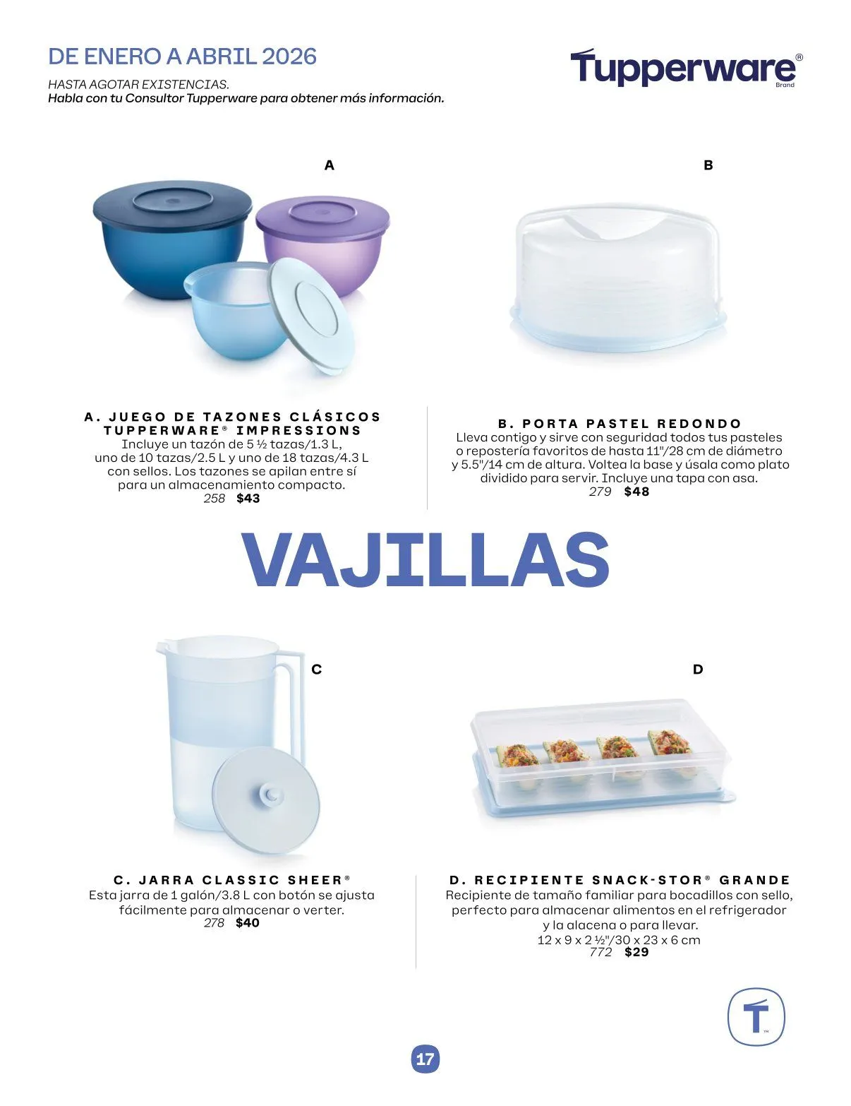 Tupperware Catalogue du 1 avril au 30 avril 2026 - Catalogue page 17