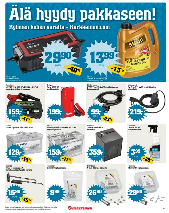 Kärkkäinen voimassa alkaen 21. tammikuuta - 3. helmikuuta 2026 - Tarjouslehti sivu 17