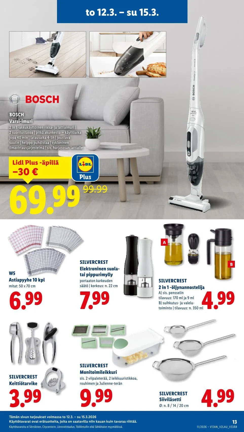  Kaupan Lidl uusimmat tarjoukset voimassa alkaen 12. maaliskuuta - 18. maaliskuuta 2026 - Tarjouslehti sivu 17