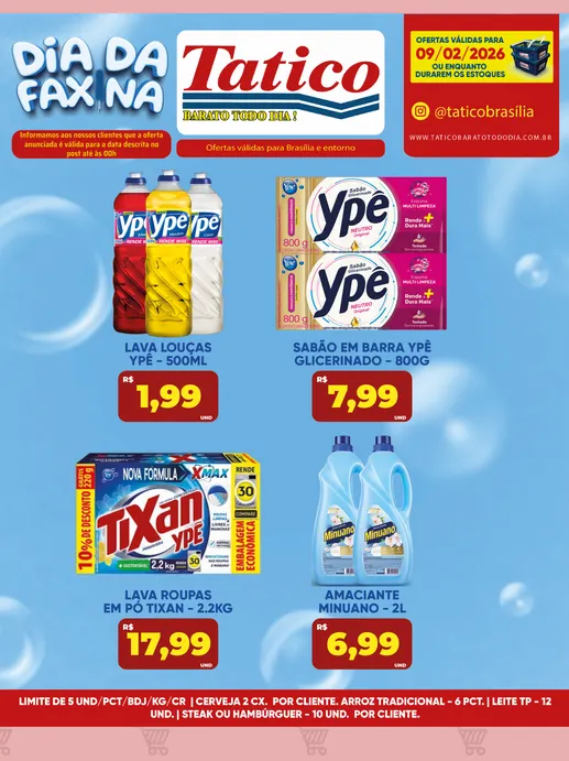 Encarte de  Folhetos Tatico  9 de fevereiro até 10 de fevereiro 2026 - Pagina 17