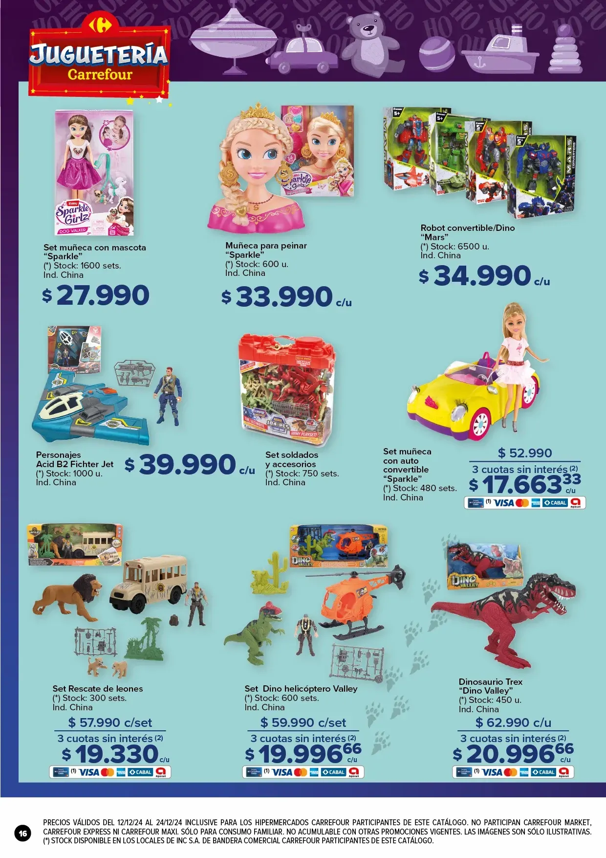Ofertas de Carrefour Juguetes 12 de diciembre al 24 de diciembre 2024 - Página 16 del catálogo
