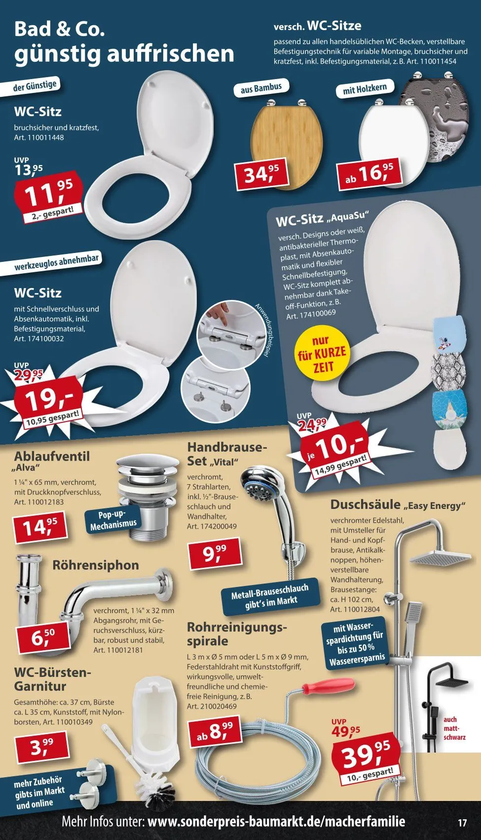  Sonderpreis-Baumarkt Angebote von 28. März bis 4. April 2026 - Prospekt seite 17