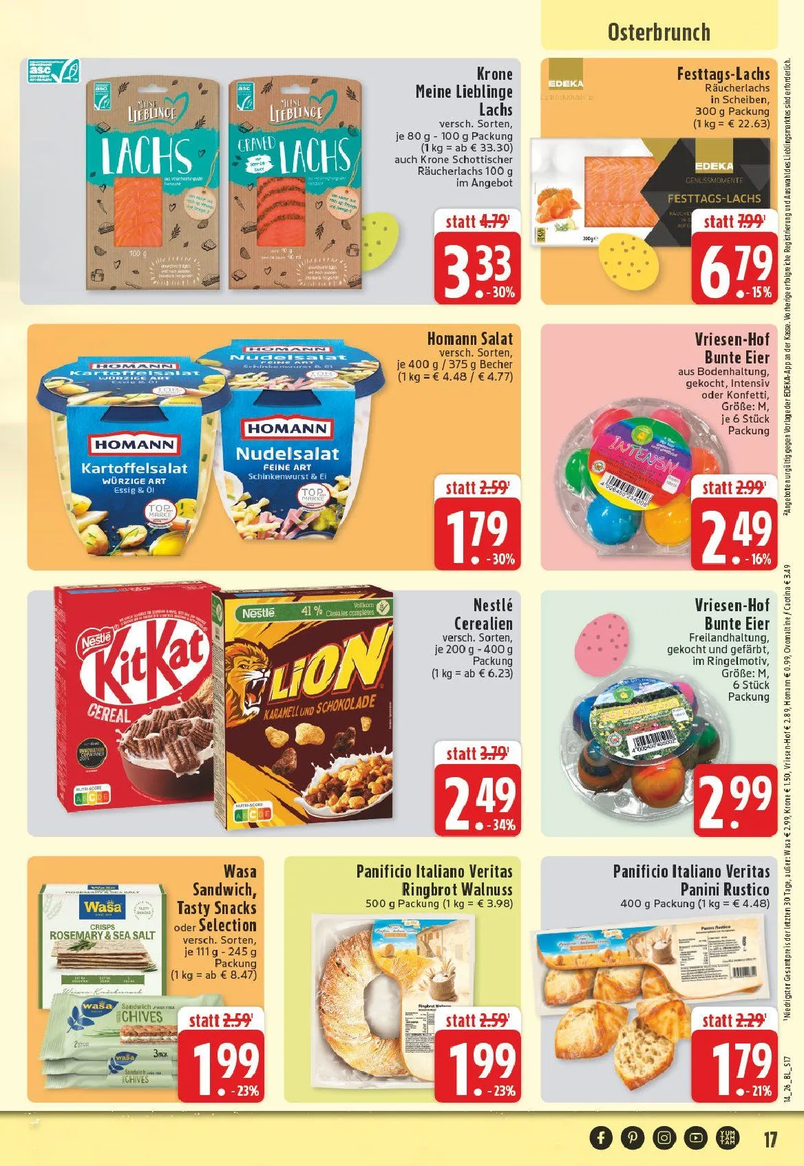 Edeka Angebote von 30. März bis 4. April 2026 - Prospekt seite 17
