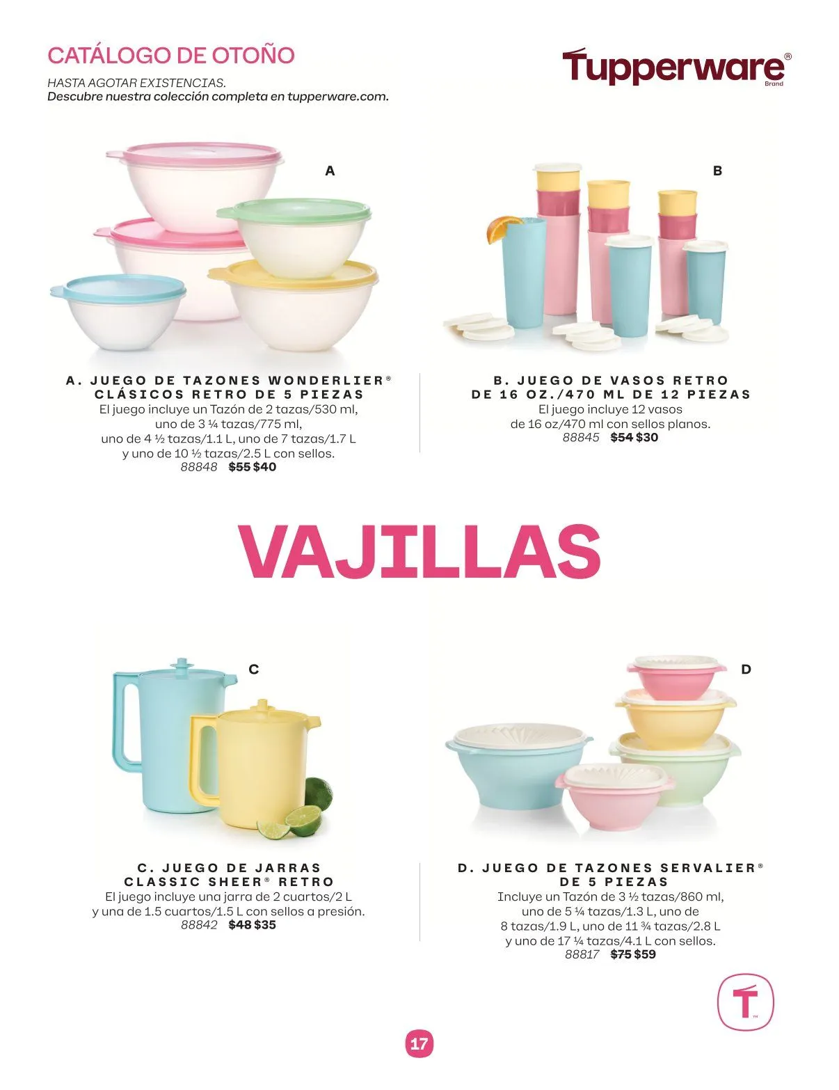 Catálogo de Tupperware ofertas 1 de septiembre al 31 de diciembre 2025 - Pagina 17