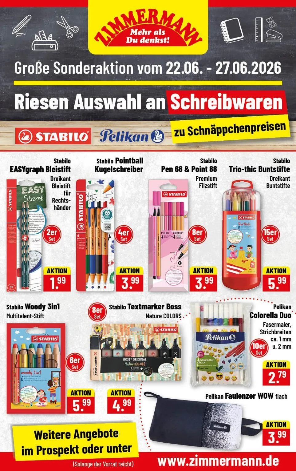 Zimmermann Angebote von 22. Juni bis 27. Juni 2026 - Prospekt seite 17