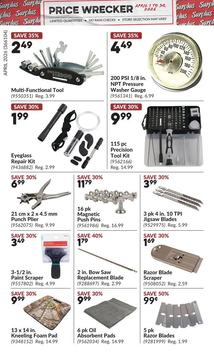 Princess Auto Sales from April 1 to April 30 2026 - flyer page 17