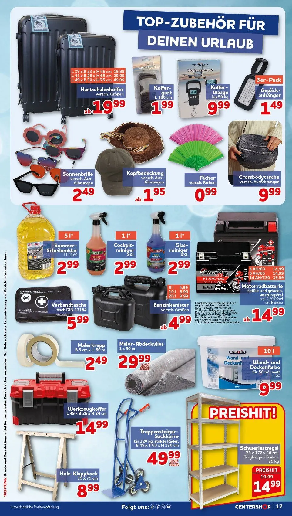 CENTERSHOP Angebote von 8. Juni bis 13. Juni 2026 - Prospekt seite 17