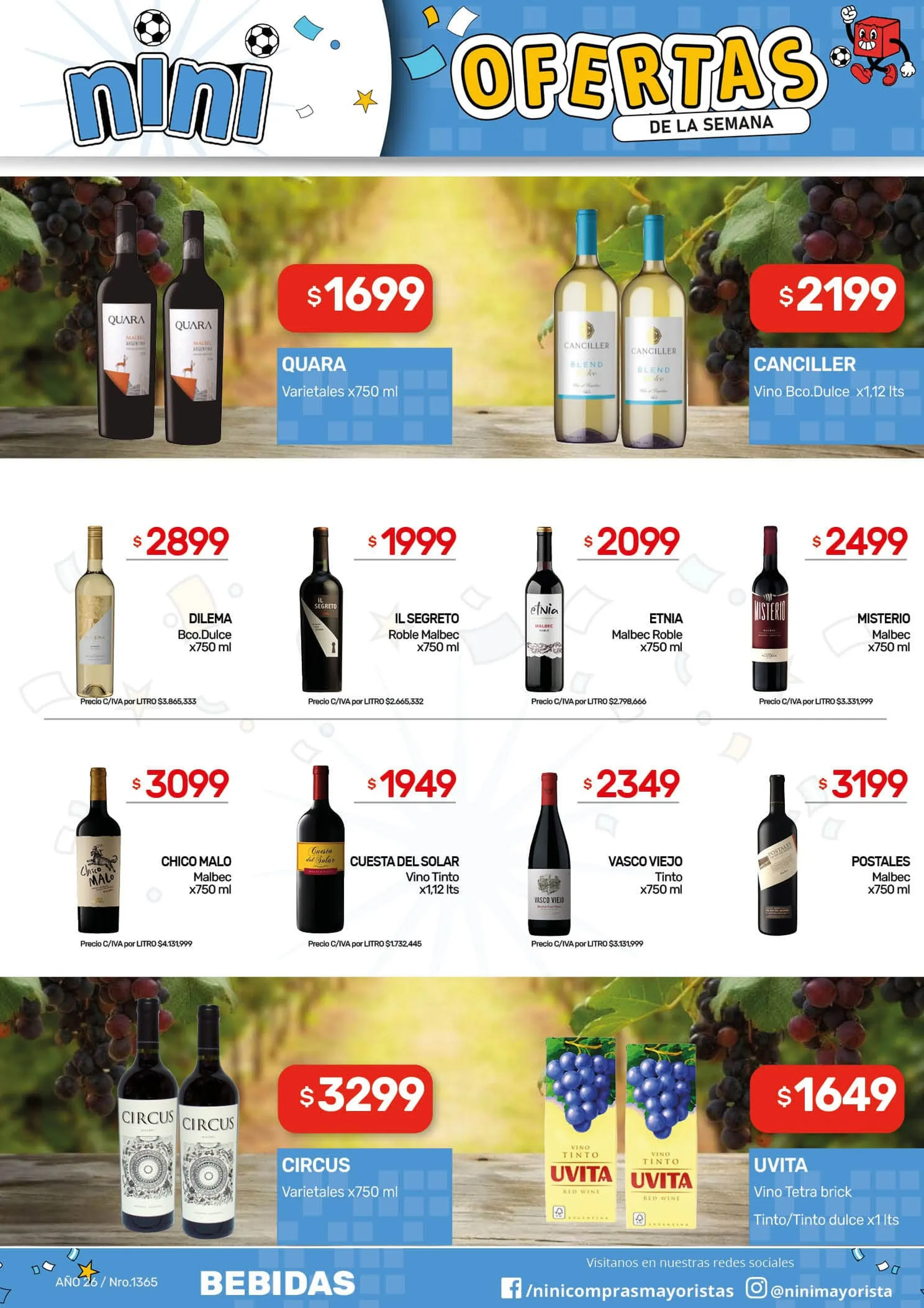 Ofertas de Nini Mayorista Ofertas 22 de junio al 28 de junio 2026 - Página 17 del catálogo