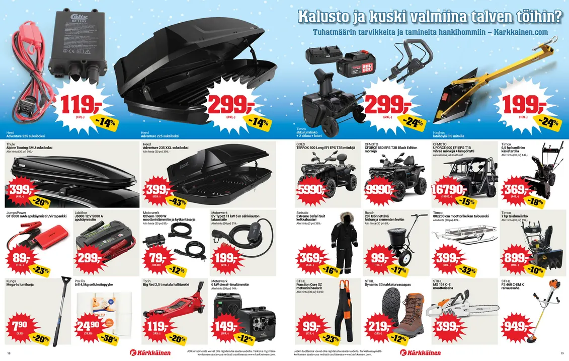 Kaupan Kärkkäinen uusimmat tarjoukset voimassa alkaen 4. helmikuuta - 17. helmikuuta 2026 - Tarjouslehti sivu 17