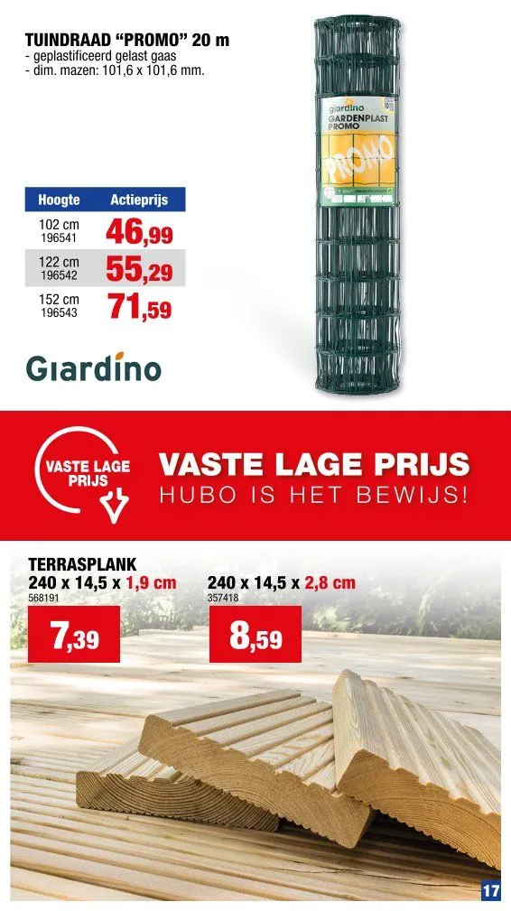 Hubo Promoties van 8 januari tot 19 januari 2025 - folder pagina 17