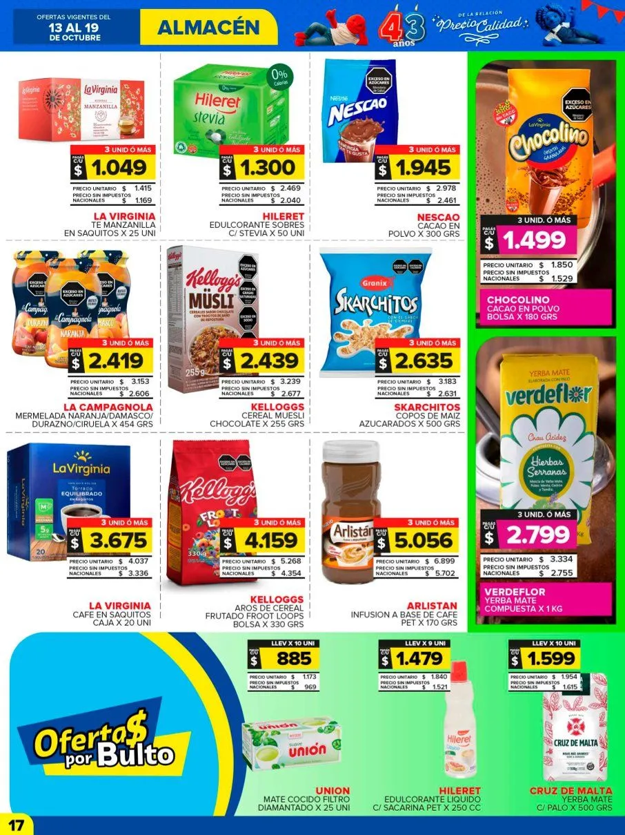 Ofertas de Ofertas Carrefour Maxi  13 de octubre al 20 de octubre 2025 - Página 17 del catálogo