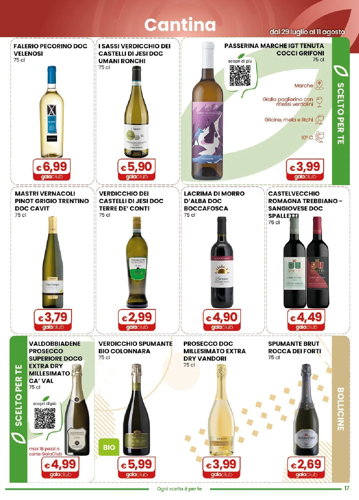  Volantini Gala Supermercati da 29 luglio a 10 agosto di 2026 - Pagina del volantino 17