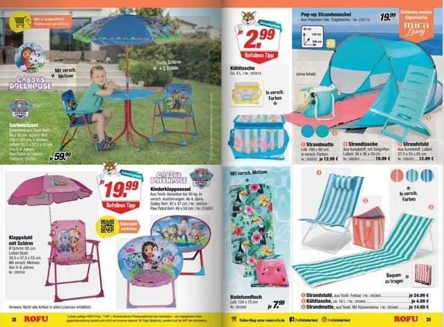 ROFU Kinderland Prospekte von 27. April bis 30. August 2025 - Prospekt seite 16