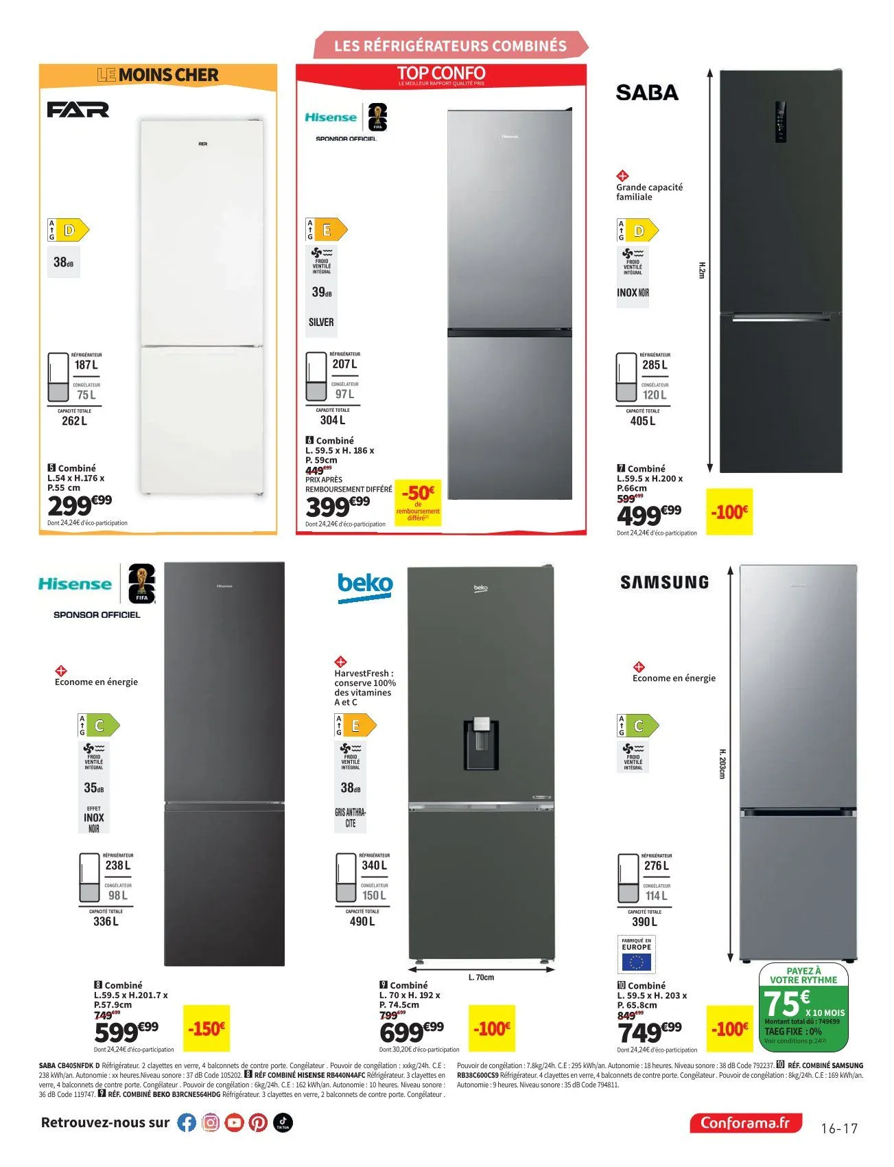 Catalogues Conforama du 19 mai au 8 juin 2026 - Catalogue page 17