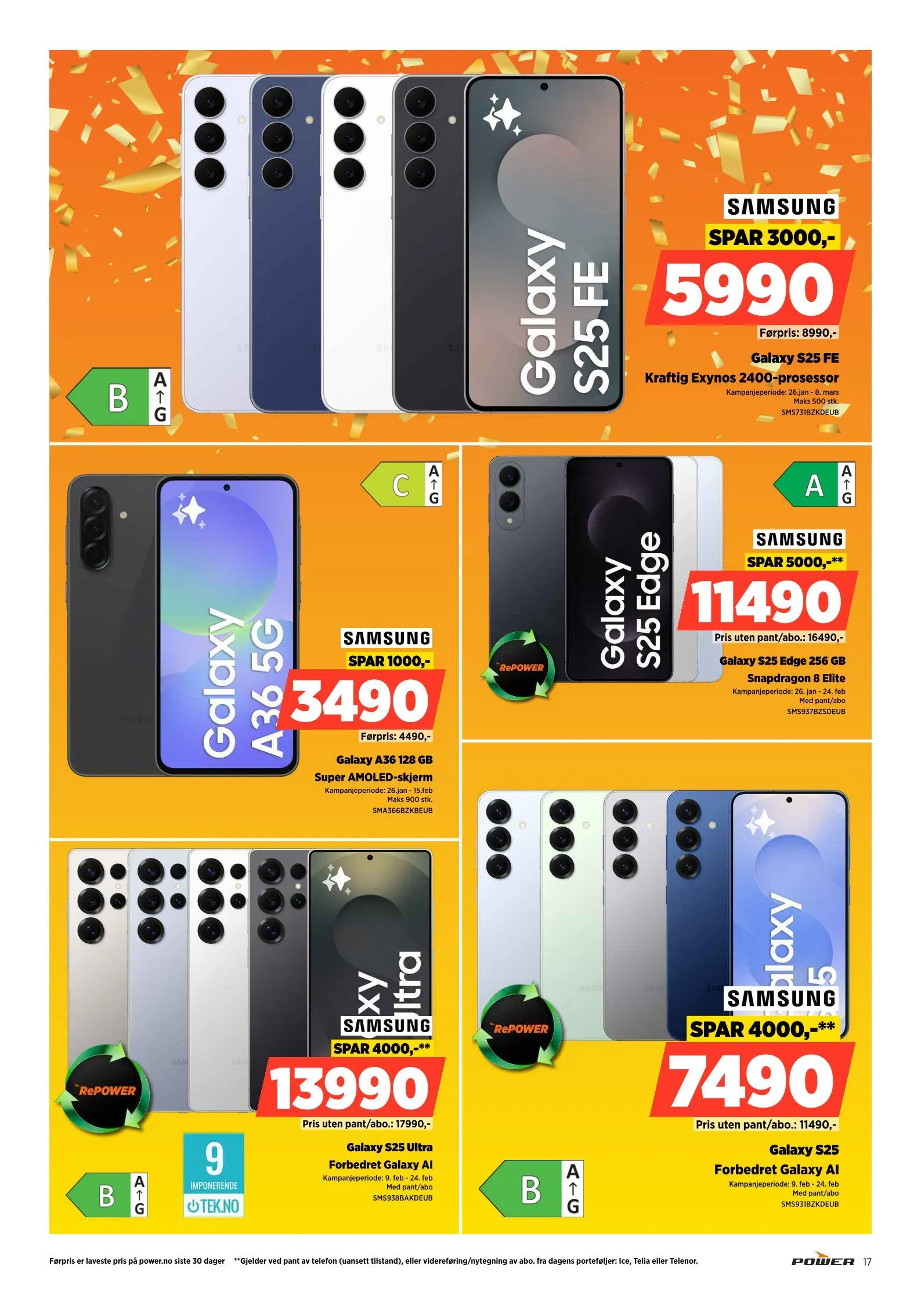 De siste Power-tilbudene fra 26. januar til 21. februar 2026 - kundeavisside 17