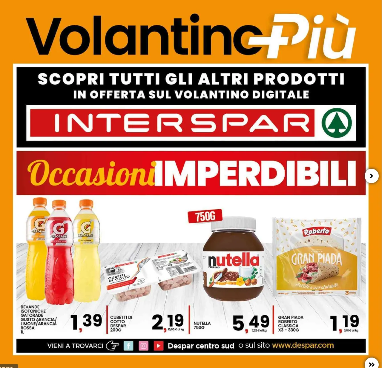 Volantini Interspar da 29 giugno a 8 luglio di 2026 - Pagina del volantino 17