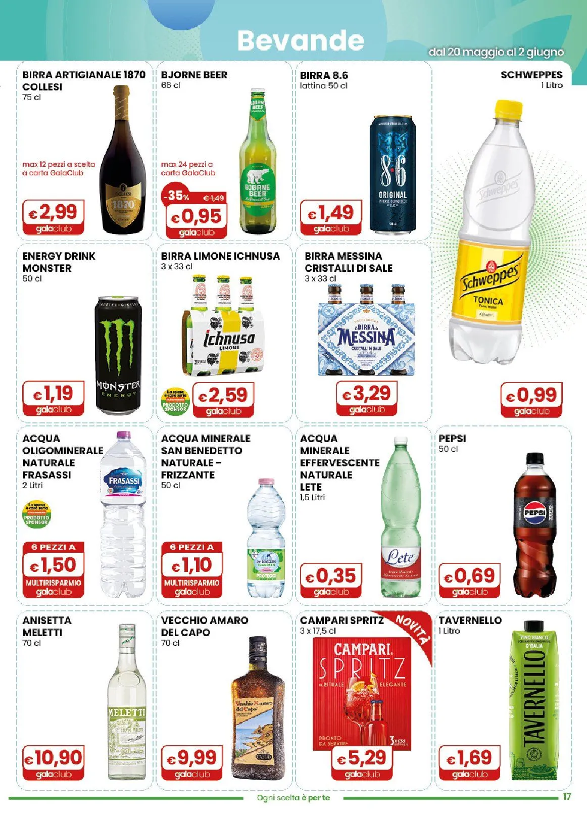 Volantini Gala Supermercati da 20 maggio a 2 giugno di 2026 - Pagina del volantino 17