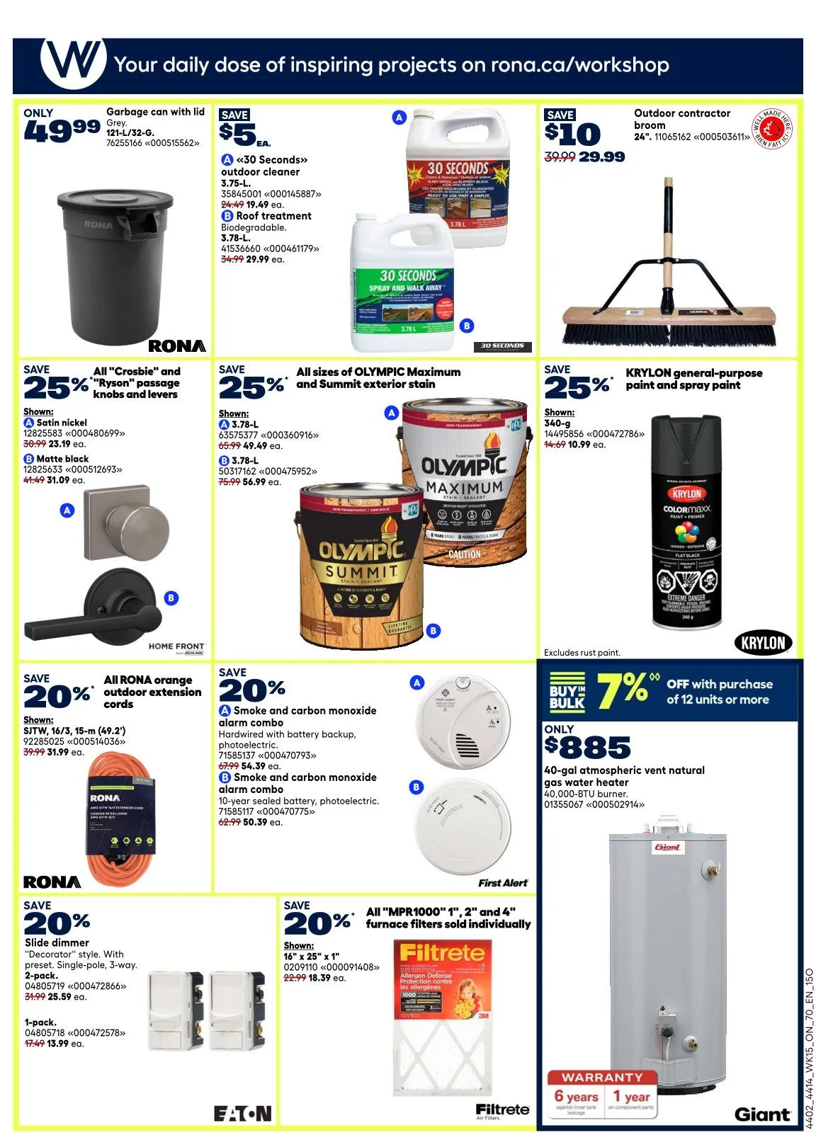 RONA Sales from May 8 to May 13 2026 - flyer page 17