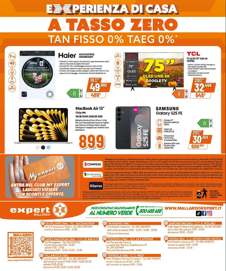  Volantini Mallardo Expert da 9 aprile a 22 aprile di 2026 - Pagina del volantino 17