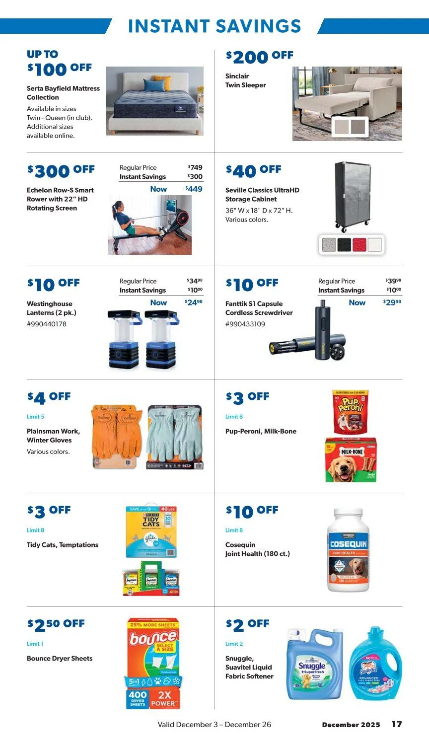 Weekly ad Sam's Club Sales from December 3 to December 26 2025 - Page 17