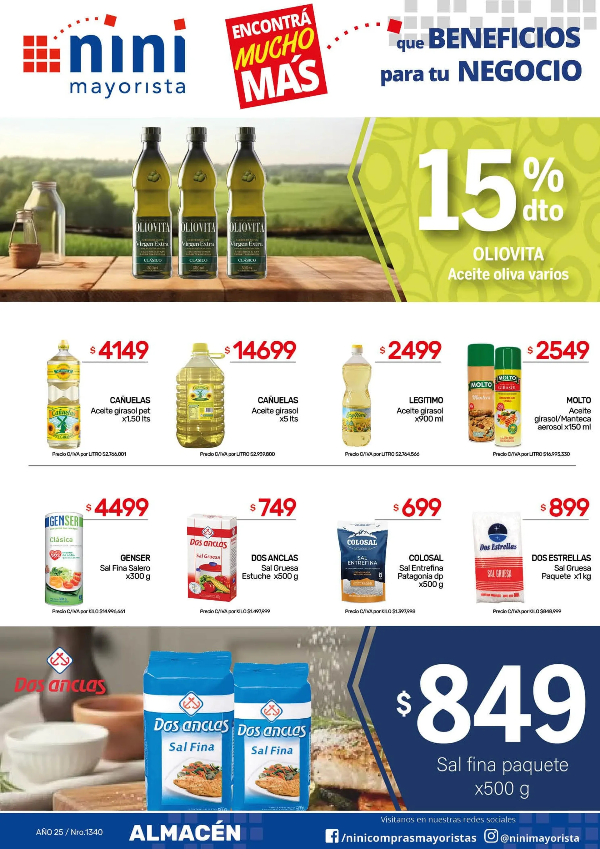 Ofertas de Nini Mayorista Ofertas 29 de diciembre al 4 de enero 2026 - Página 17 del catálogo