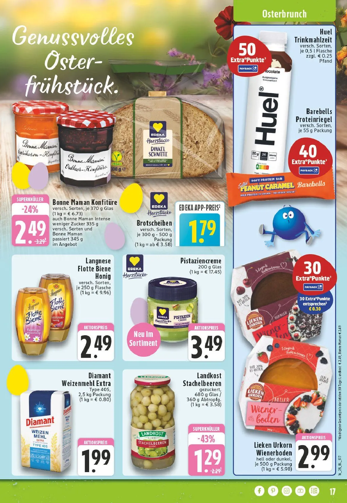 Edeka Angebote von 14. April bis 19. April 2025 - Prospekt seite 17