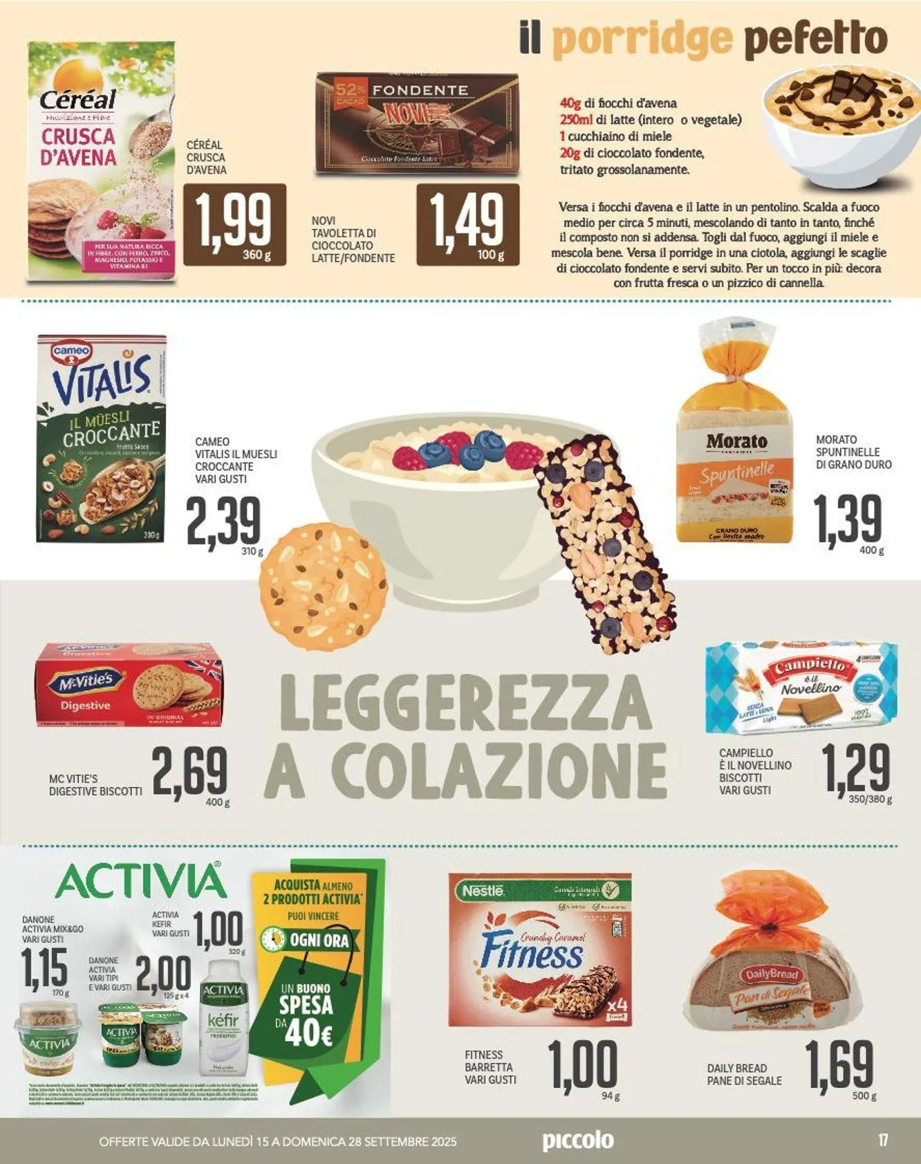 Volantini Piccolo da 15 settembre a 28 settembre di 2025 - Pagina del volantino 17