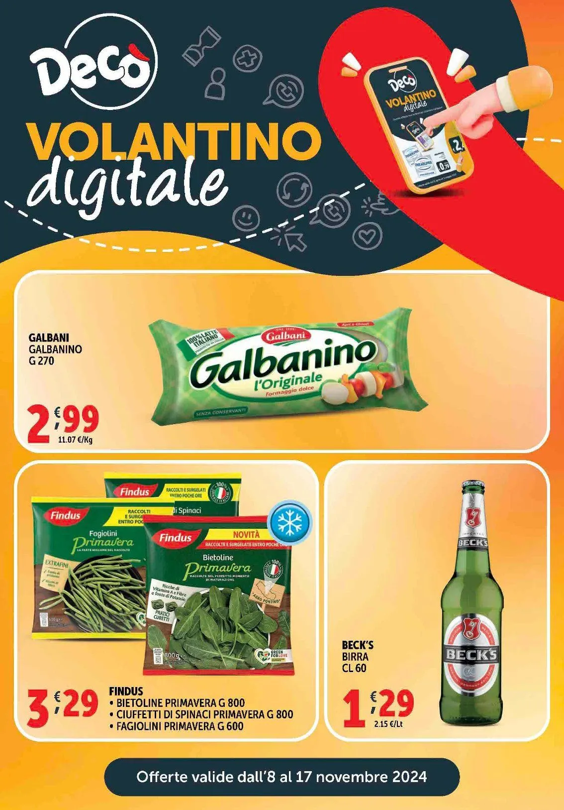 Deco Supermercati Brochure Offerte da 8 novembre a 17 novembre di 2024 - Pagina del volantino 17