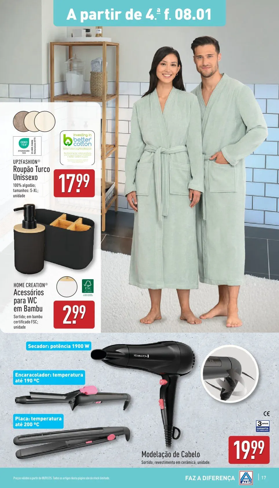 Folheto Aldi Ofertas de 8 de janeiro até 14 de janeiro 2025 - Pagina 17