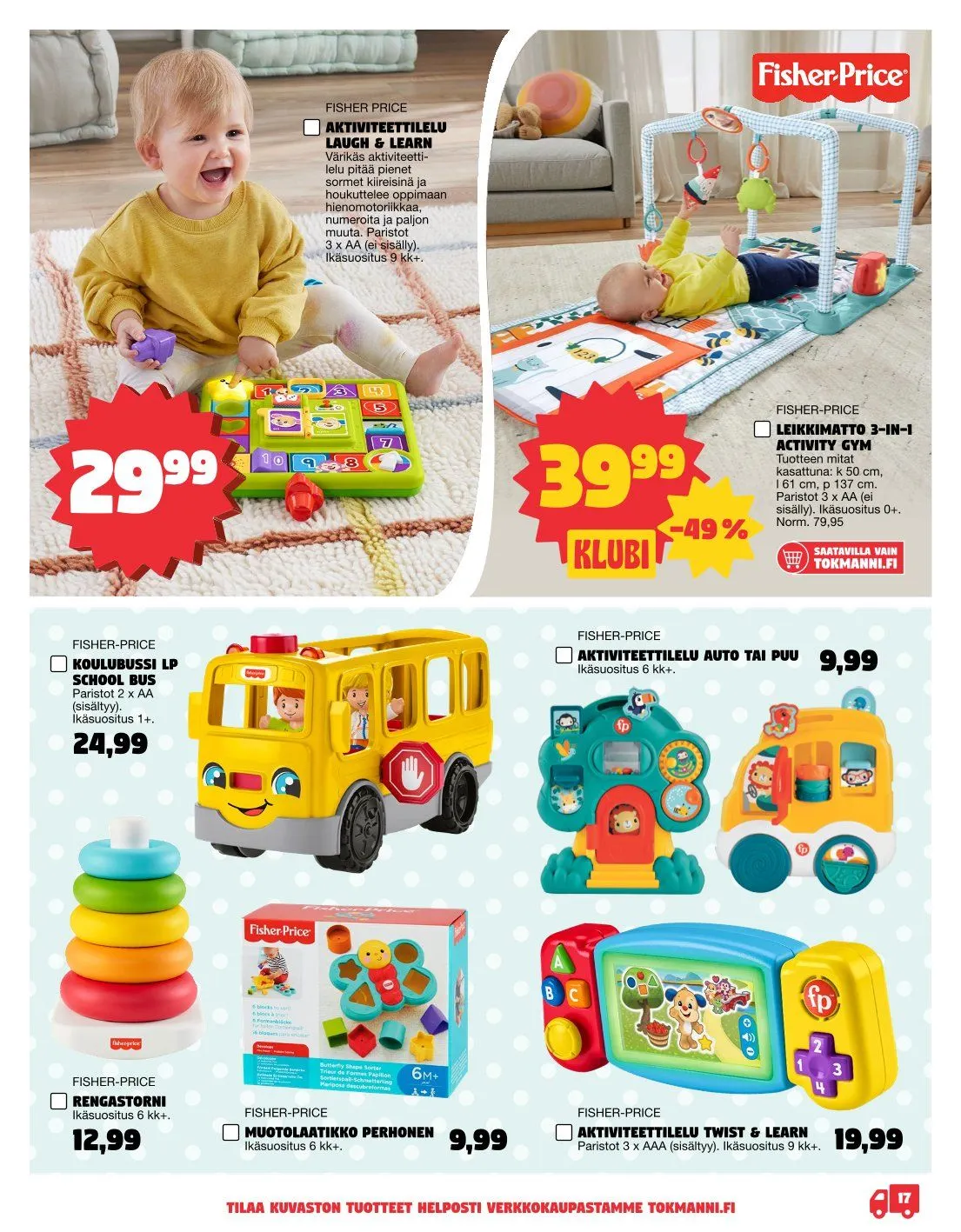  Tokmanni Tarjoukset voimassa alkaen 3. marraskuuta - 24. joulukuuta 2025 - Tarjouslehti sivu 17