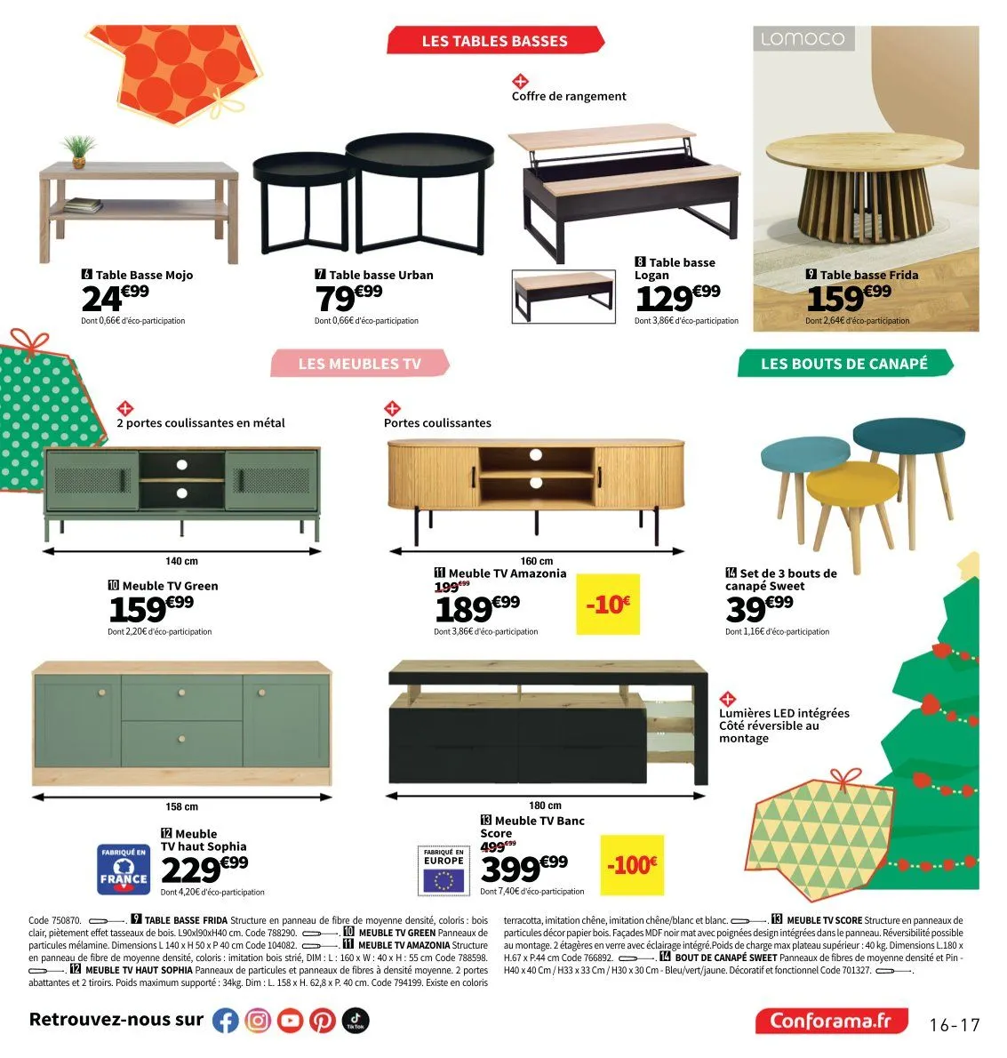 Catalogues Conforama du 28 octobre au 25 décembre 2025 - Catalogue page 17