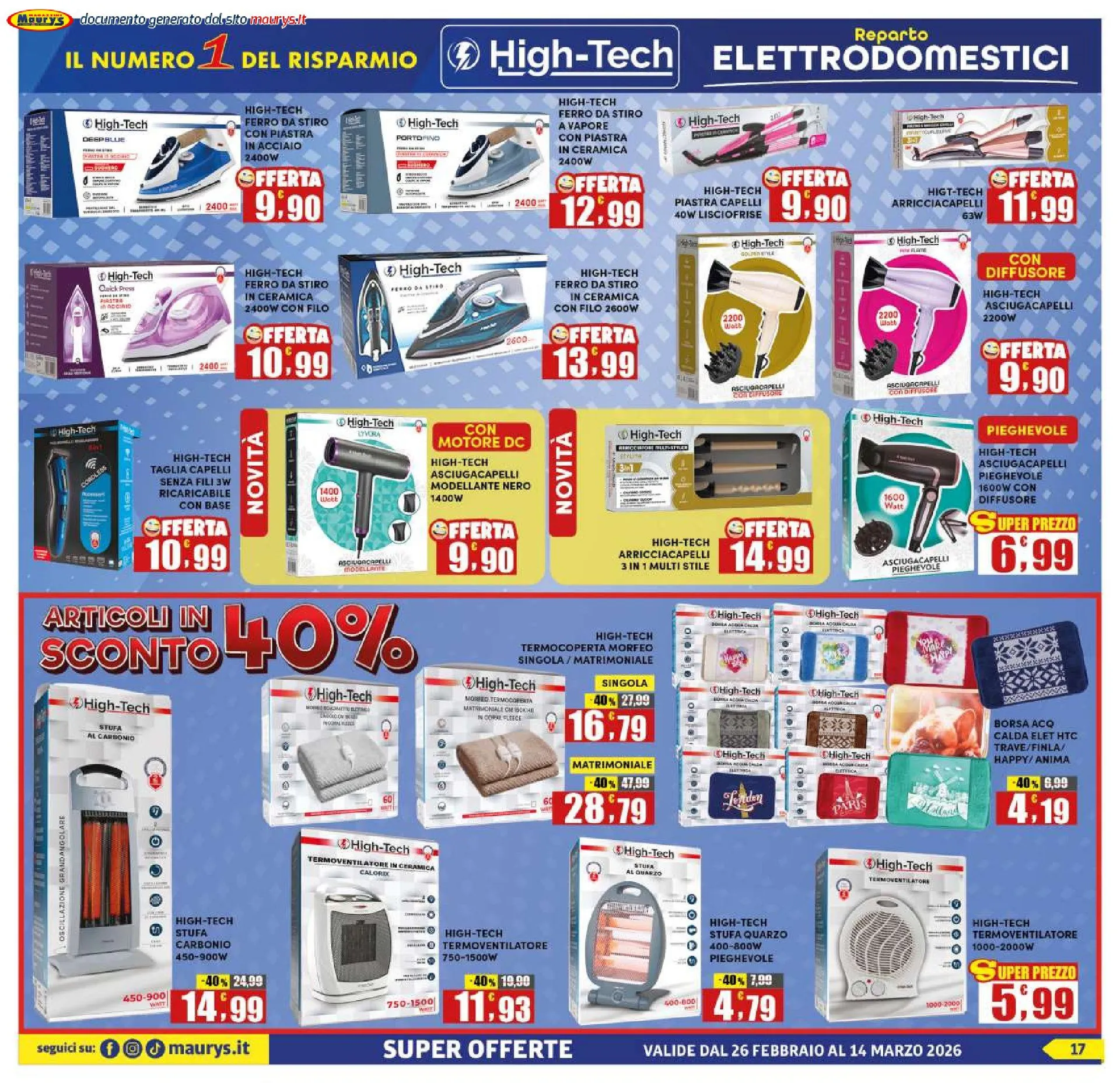 Maury s Vokantino da 26 febbraio a 15 marzo di 2026 - Pagina del volantino 17