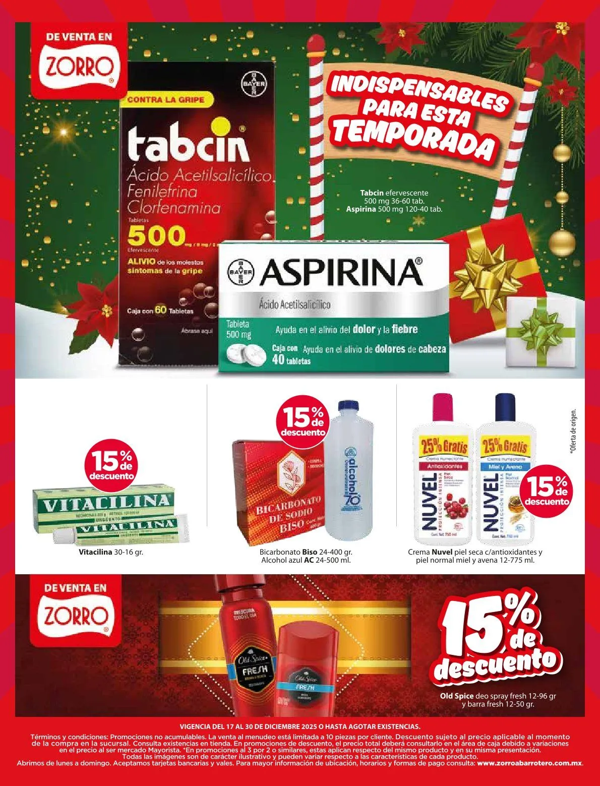 Catálogo de Zorro Ofertas 17 de diciembre al 30 de diciembre 2025 - Pagina 17