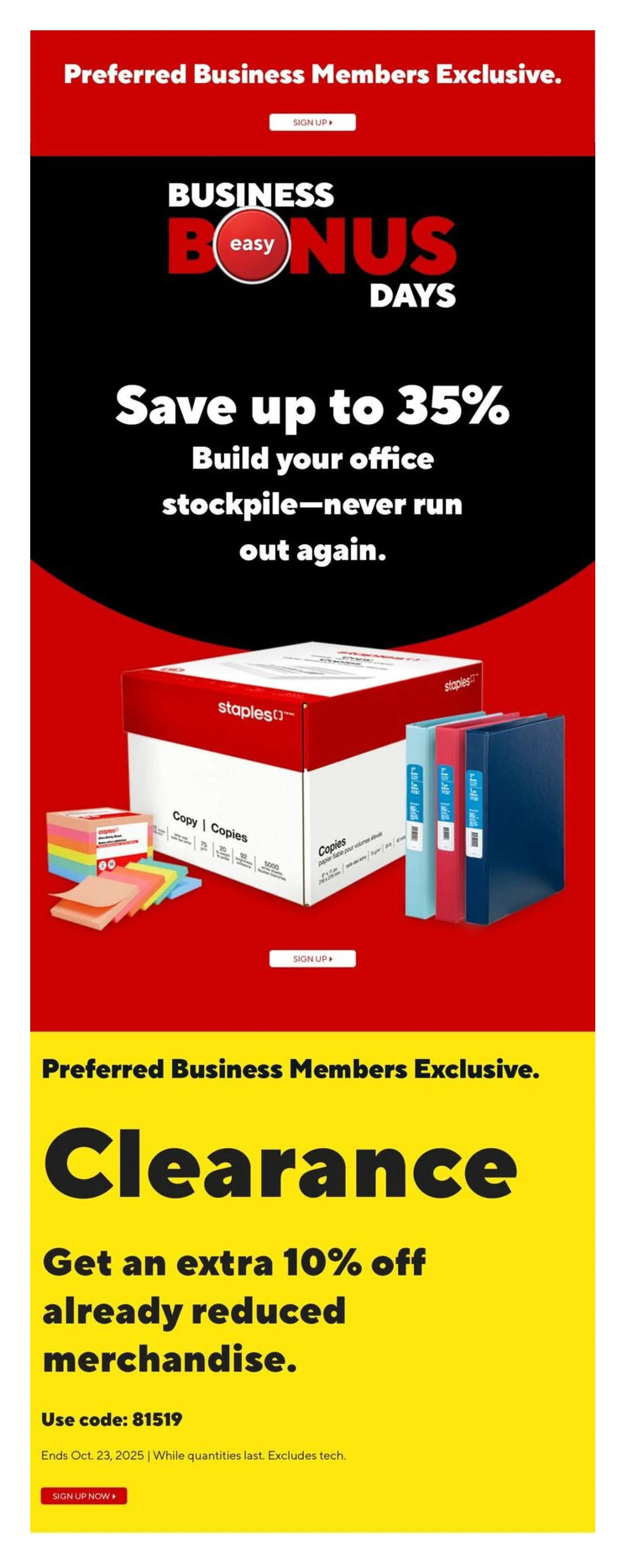 Staples Sales from October 17 to October 23 2025 - flyer page 17