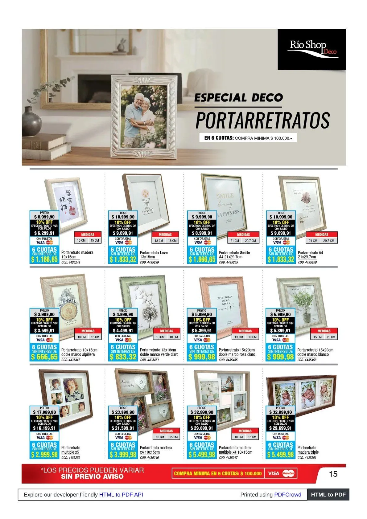 Ofertas de Ofertas Río Shop Deco 30 de marzo al 30 de abril 2026 - Página 15 del catálogo