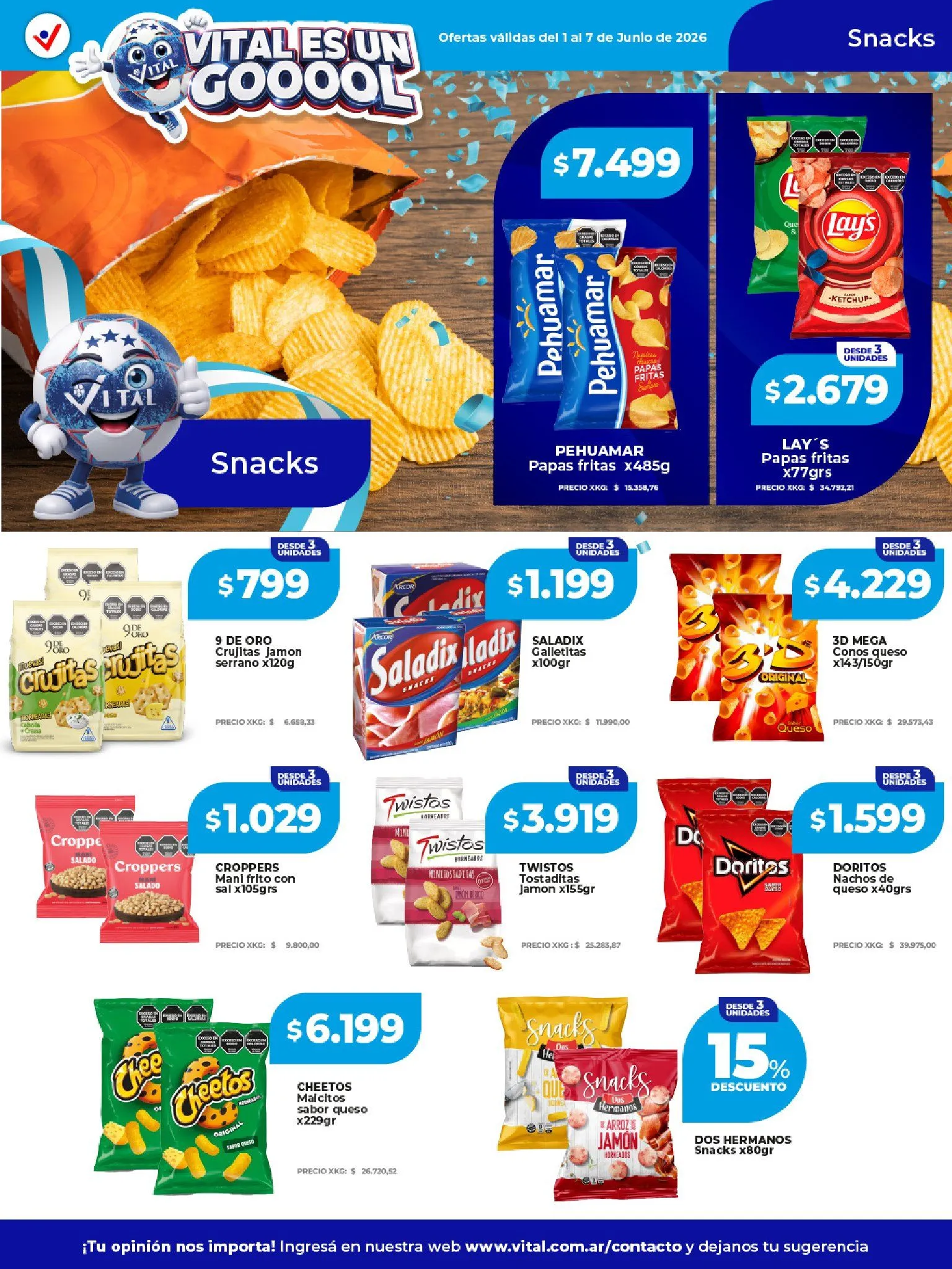Ofertas de Vital Ofertas 1 de junio al 7 de junio 2026 - Página 17 del catálogo