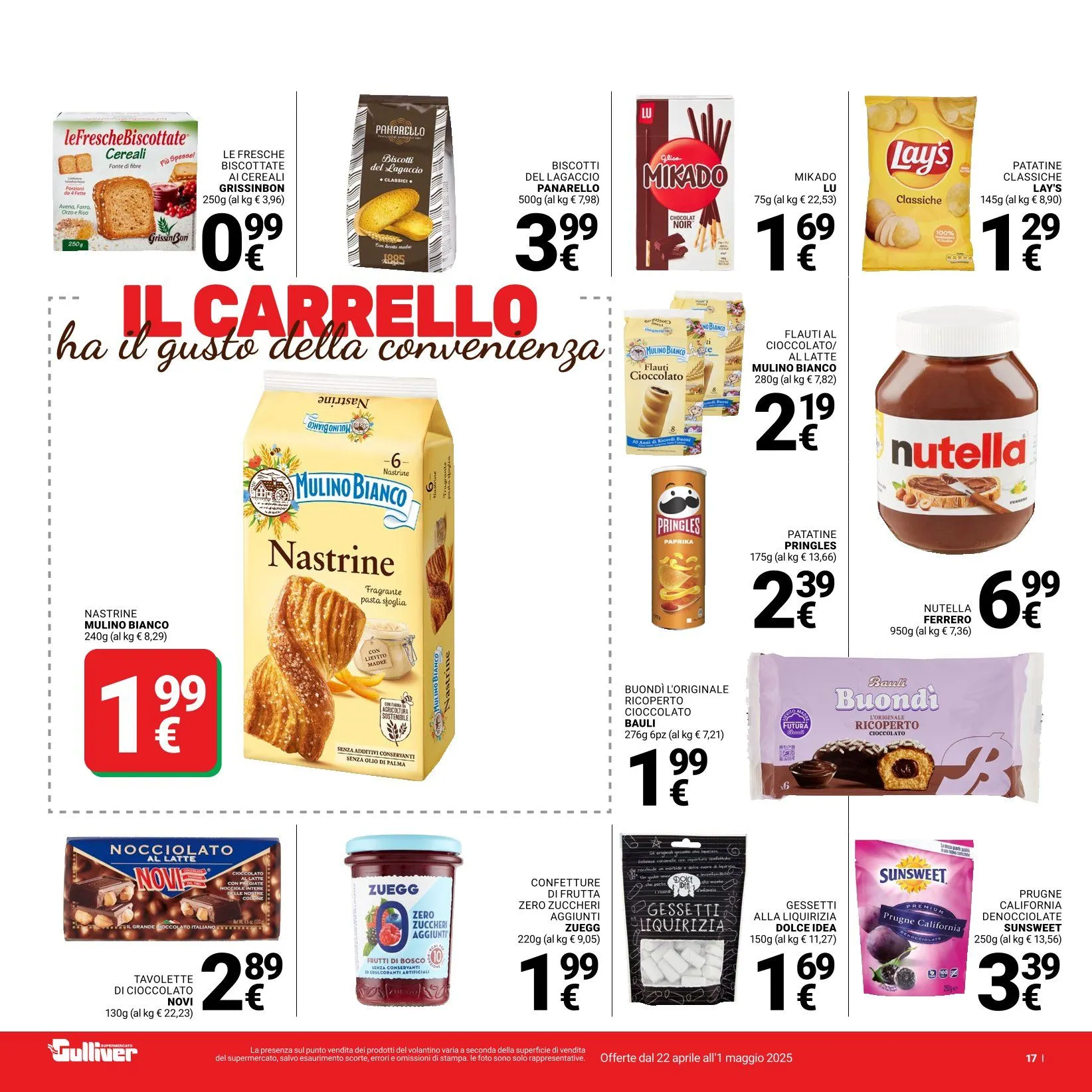 Volantini Gulliver da 22 aprile a 1 maggio di 2025 - Pagina del volantino 17