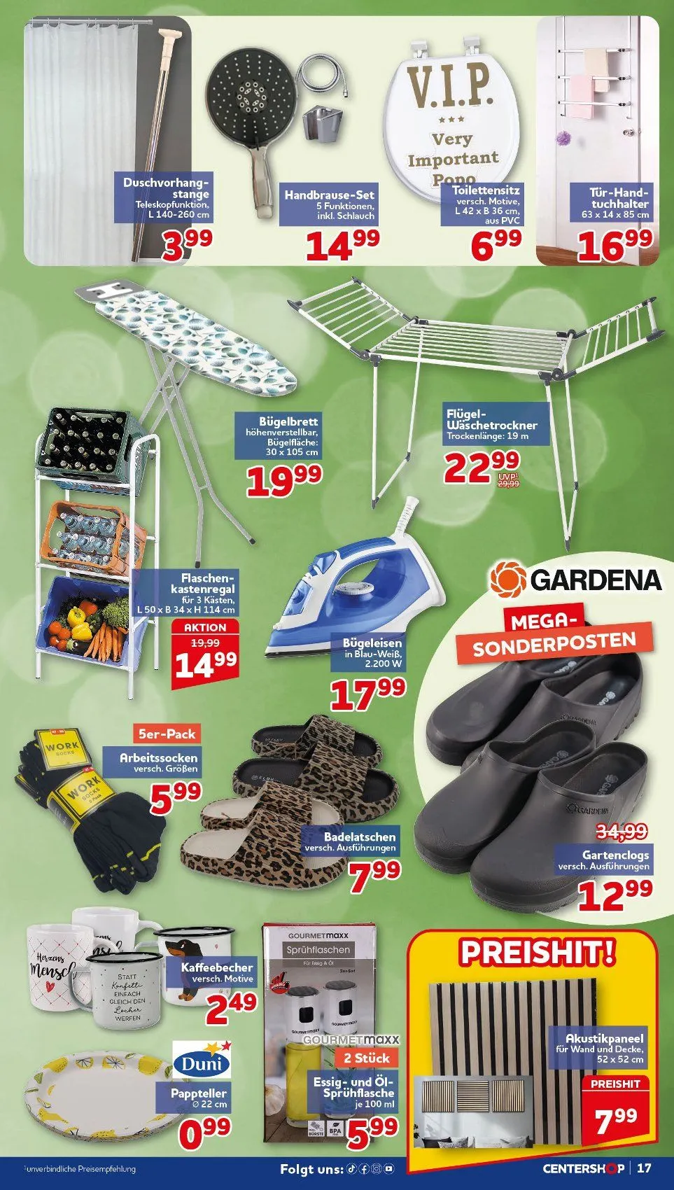 CENTERSHOP Angebote von 11. Mai bis 16. Mai 2026 - Prospekt seite 17