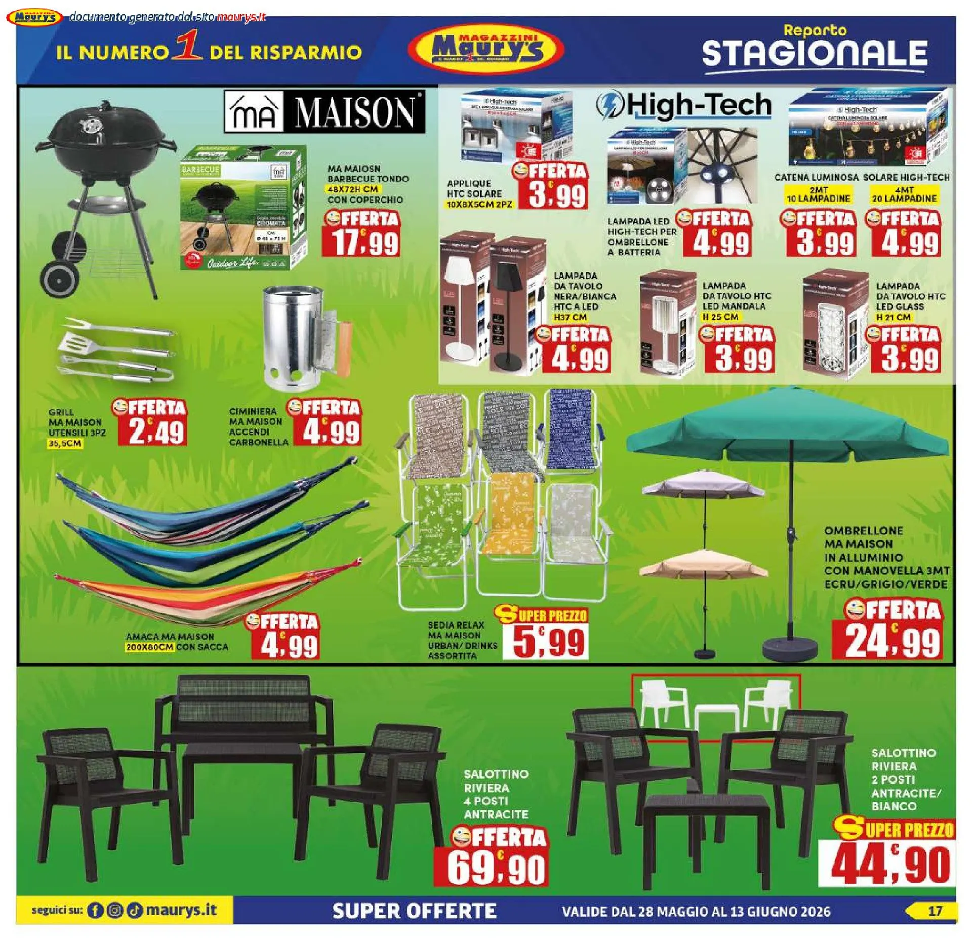Maury's Volantino da 28 maggio a 13 giugno di 2026 - Pagina del volantino 15