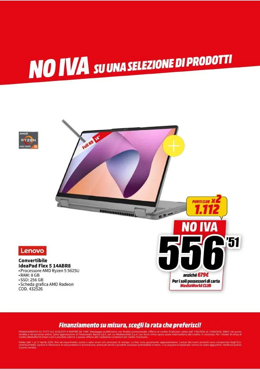Volantini MEDIAWORLD da 1 aprile a 12 aprile di 2026 - Pagina del volantino 17