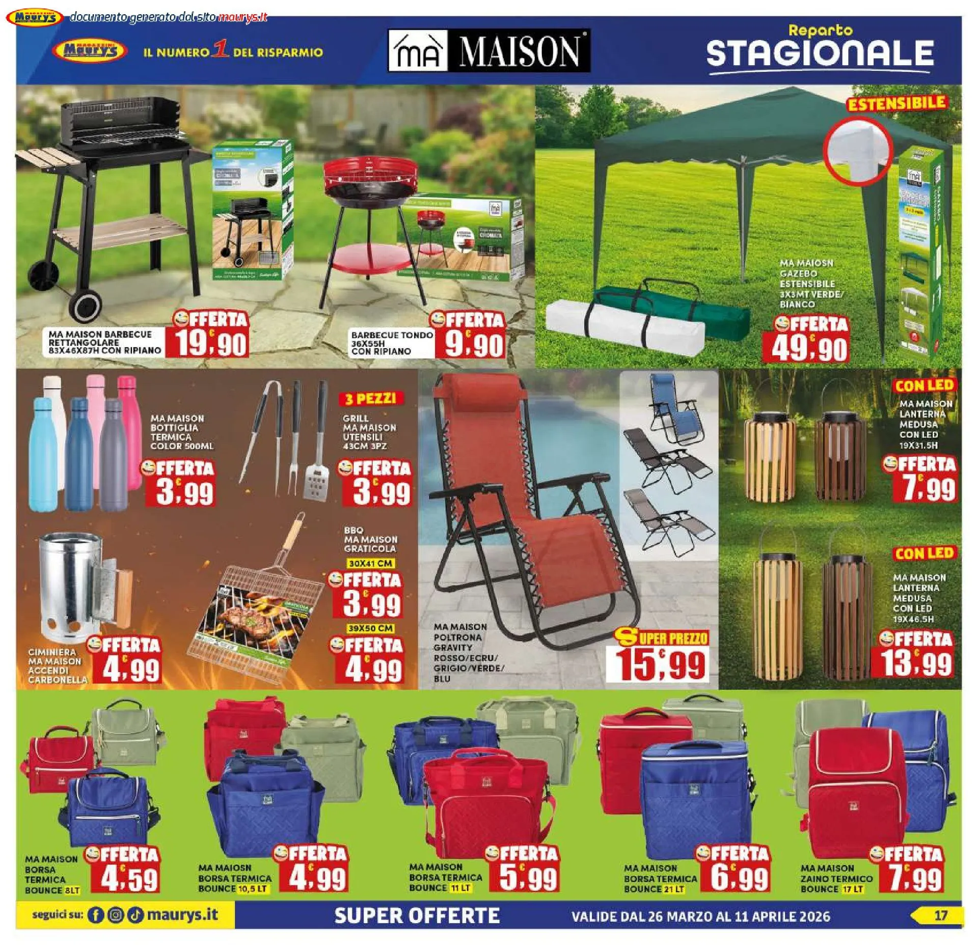 Maury's Volantino da 30 marzo a 6 aprile di 2026 - Pagina del volantino 17