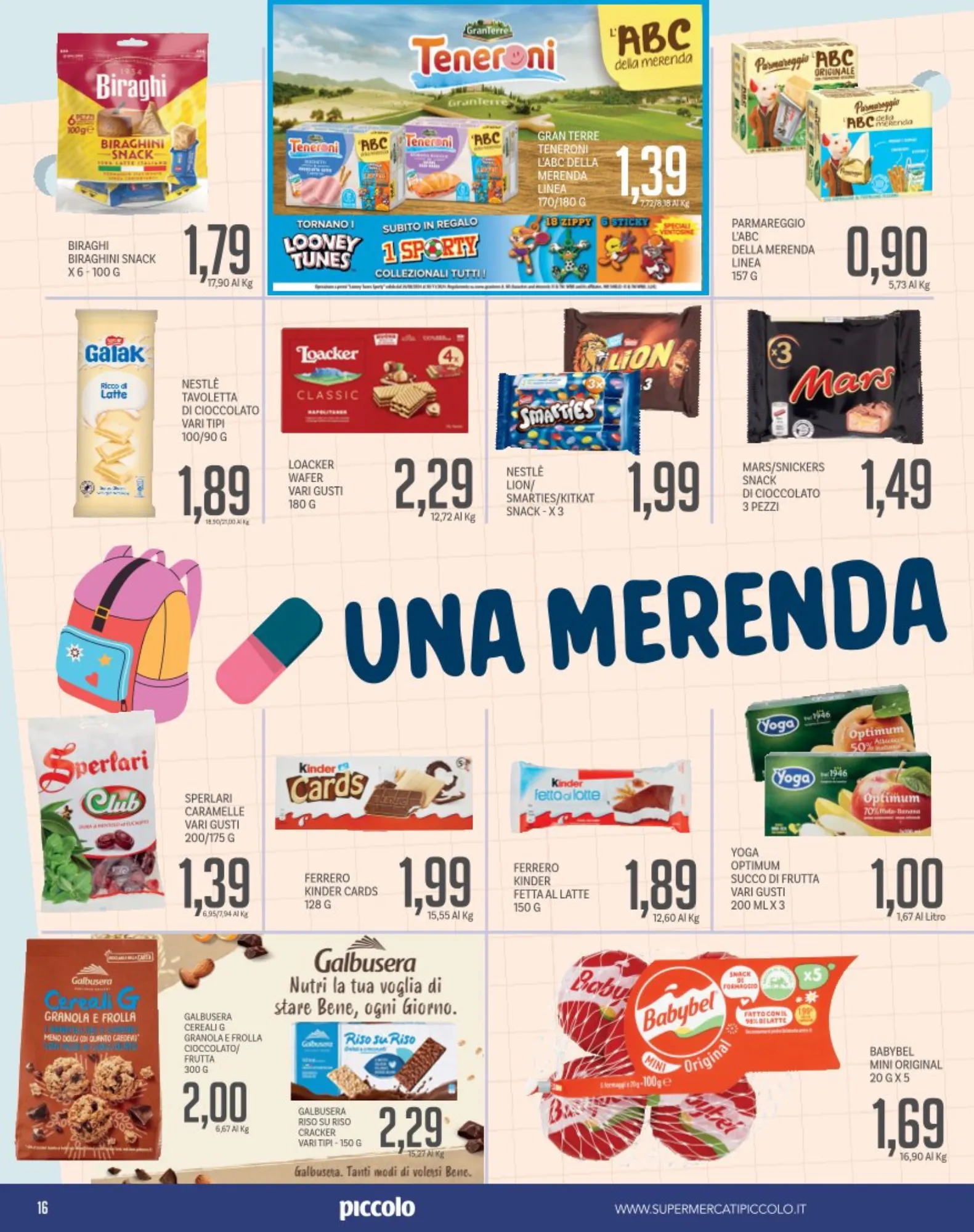 Offerta speciale di Piccolo da 16 settembre a 29 settembre di 2024 - Pagina del volantino 16
