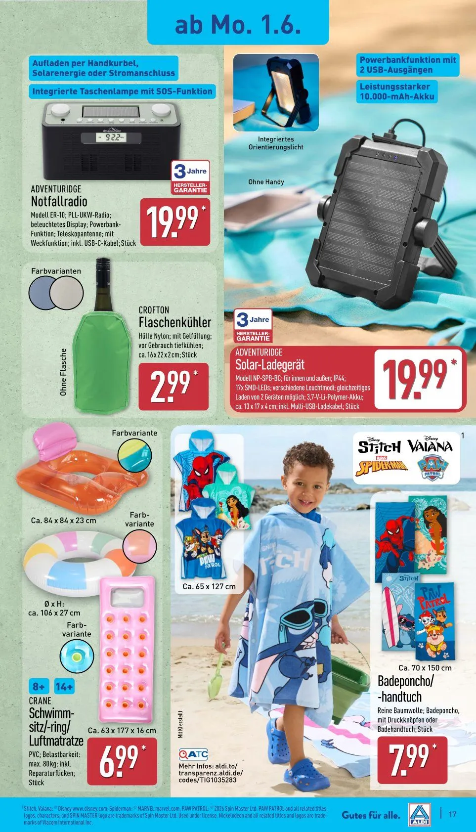 ALDI Nord Prospekte - Aktuelle Angebote von 1. Juni bis 6. Juni 2026 - Prospekt seite 17