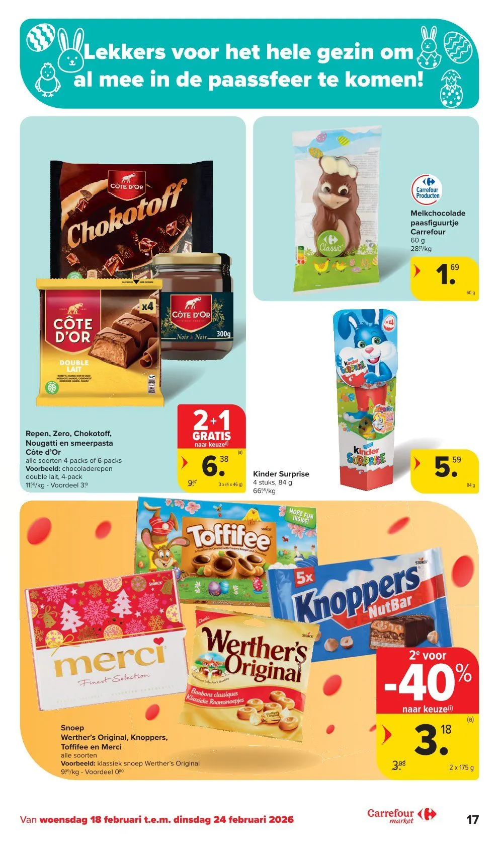Laatste aanbiedingen in Carrefour folders van 18 februari tot 24 februari 2026 - folder pagina 17