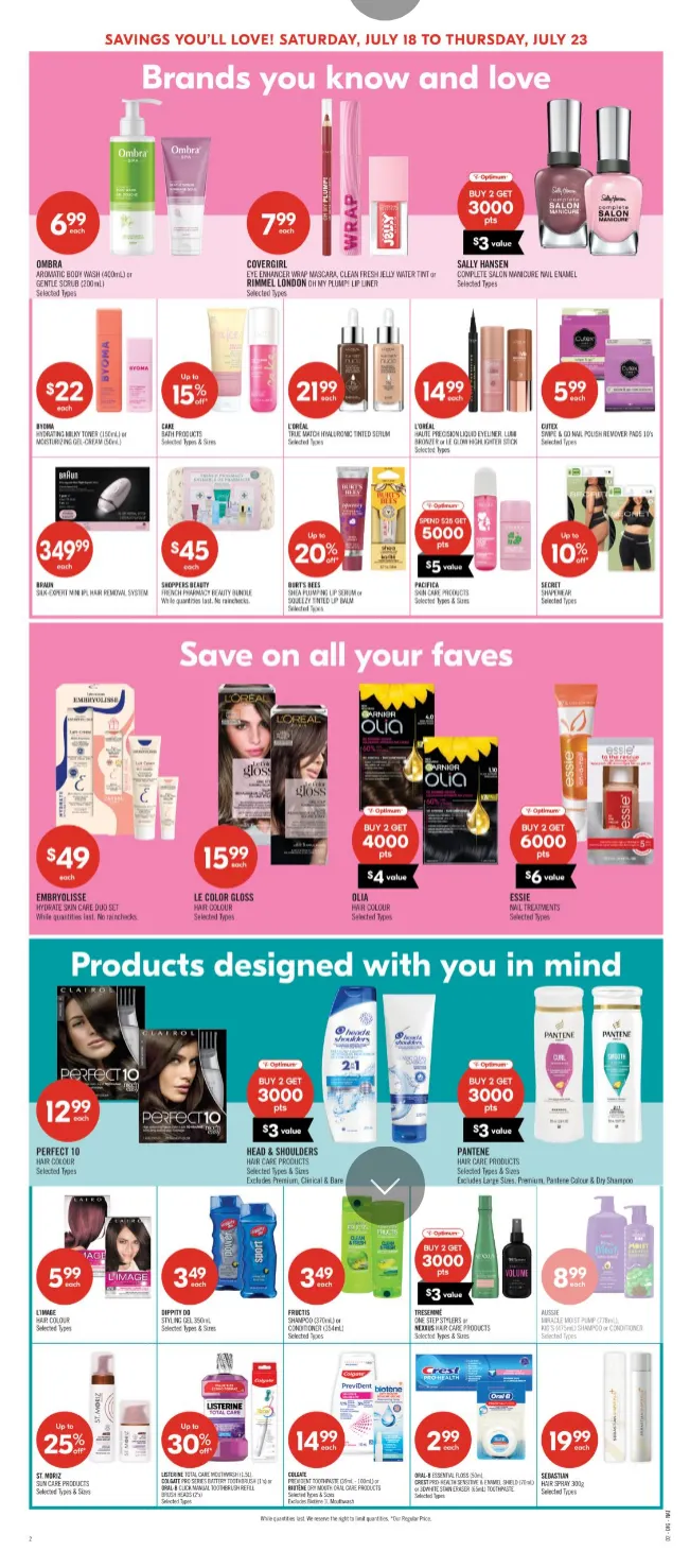 Shoppers Drug Mart Sales from July 18 to July 23 2026 - flyer page 17