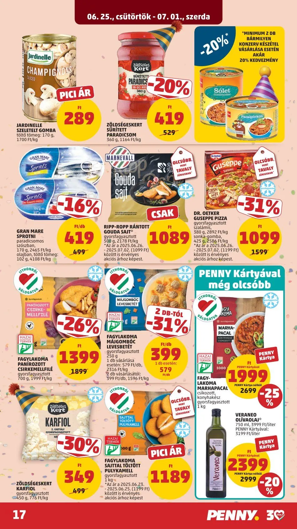 Katalógus  Penny Market legfrissebb ajánlatai június 25.-tól július 1.-ig 2026. - Oldal 17